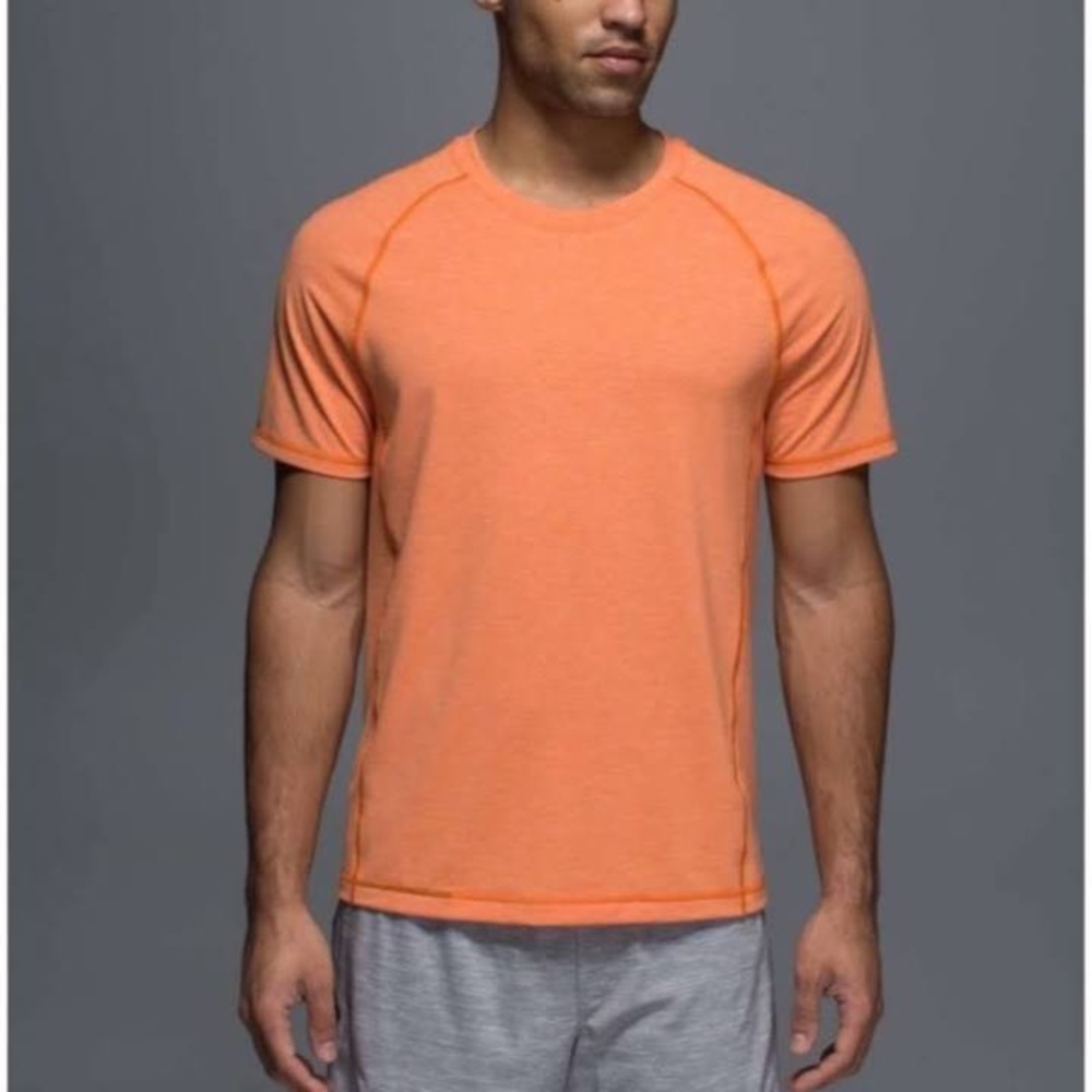 Lululemon Orange Tshirt Size Large
